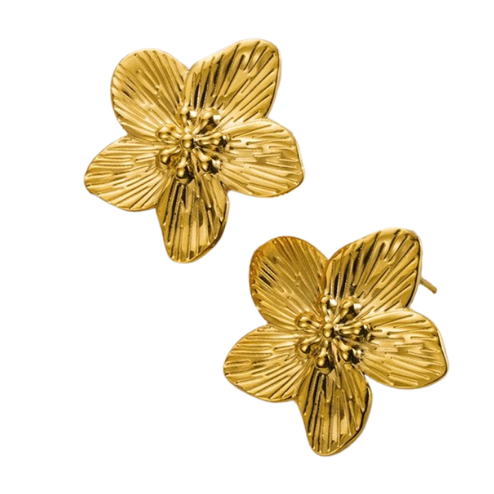 Boucles d'oreilles Fleur